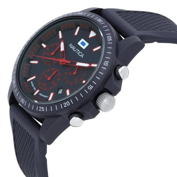 NWT Nautica Fashion Men's Quartz Ceramic Authentic Watch - Picture 2 of 3